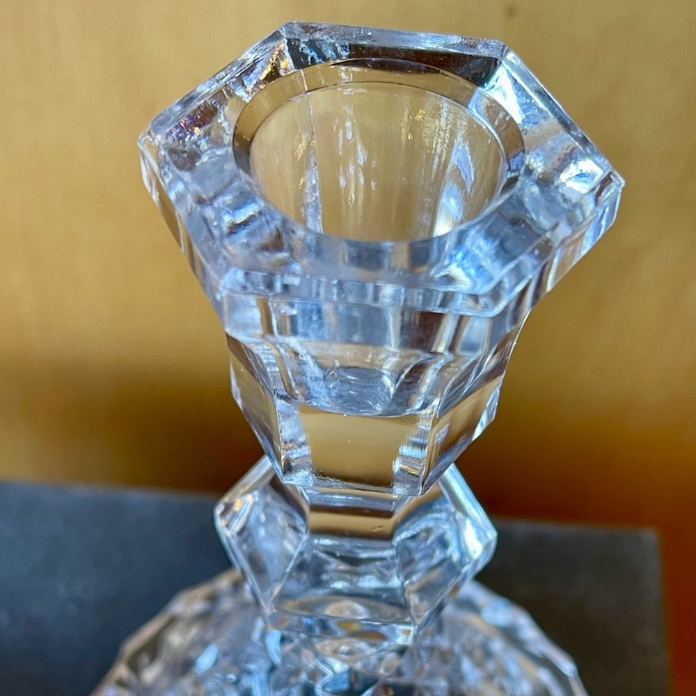 Anna Hutte Bleikristall 24% Lead Crystal Candlesticks- Germany - Picture 8 of 11